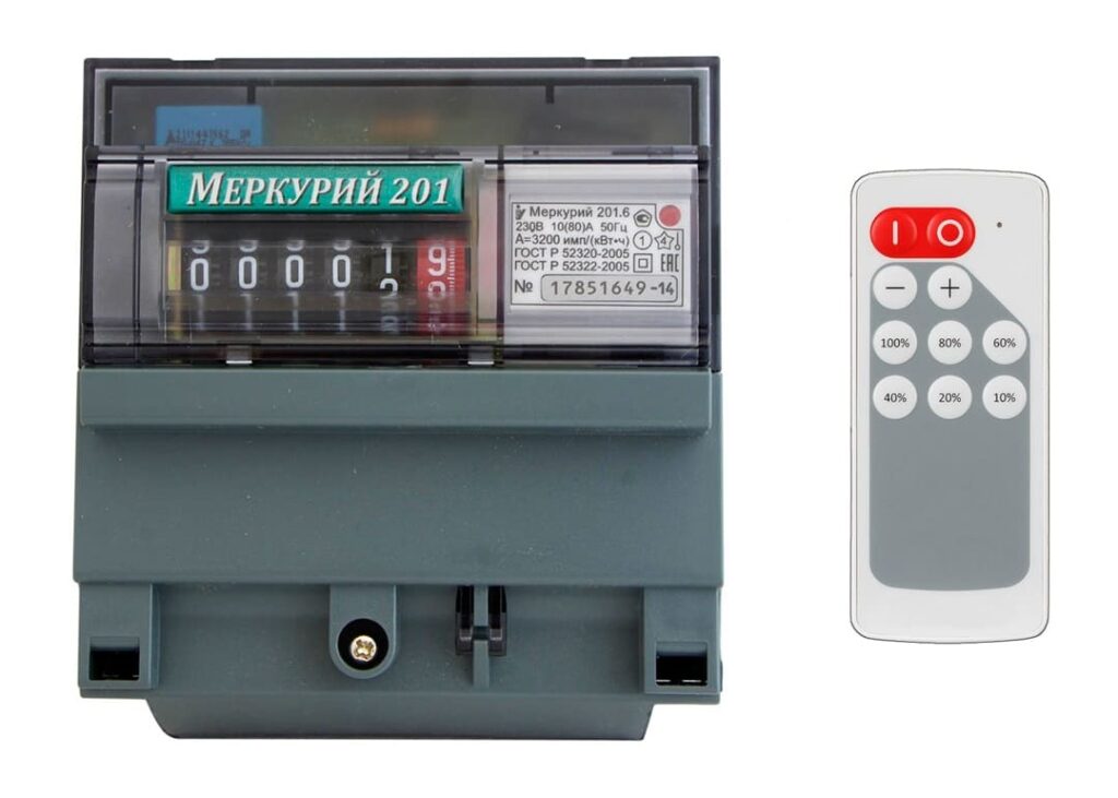 электрический счетчик с пультом