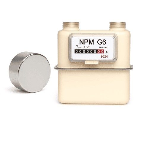 счетчик газа NPM G6 с магнитом в комплекте