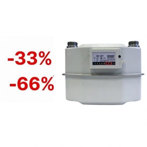 Счетчик газа MК G6T с недоучетом