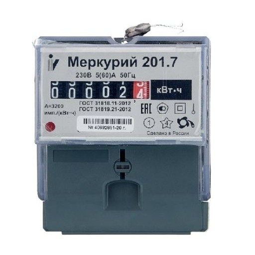 Счетчик с пультом Меркурий 201.7 — изображение 2