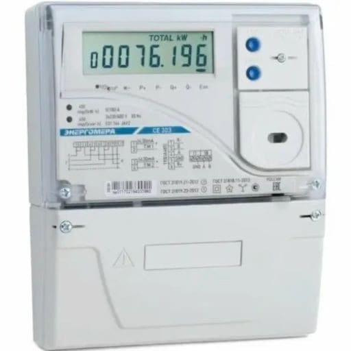 Счетчик Энергомера СЕ303 с пультом — изображение 2
