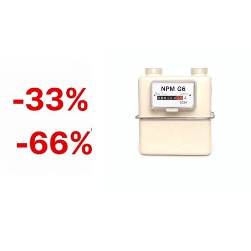 Счетчик газа NPM G6 с недоучетом